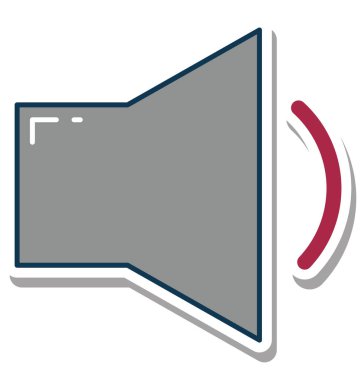 Birim glif renk vektör simgesi düzenlenebilir