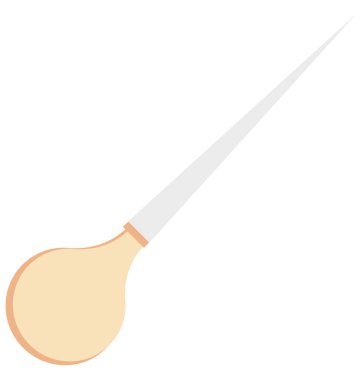 Mesane renk izole vektör simgesi tamamen düzenlenebilir