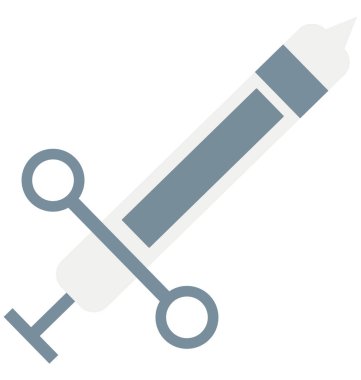 Enjeksiyon renk renk izole vektör simgesi tamamen düzenlenebilir