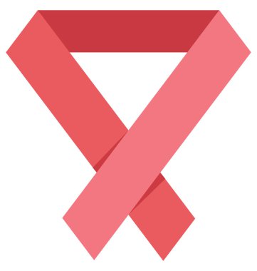 Farkındalık şerit renk izole vektör simgesi tamamen düzenlenebilir