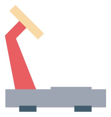 Sabit döngüsü renk renk izole vektör simgesi tamamen düzenlenebilir