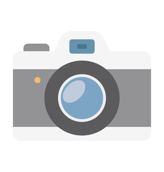 Camera Vectorillustratie Pictogram Kleur Volledig Bewerkbaar — Stockvector