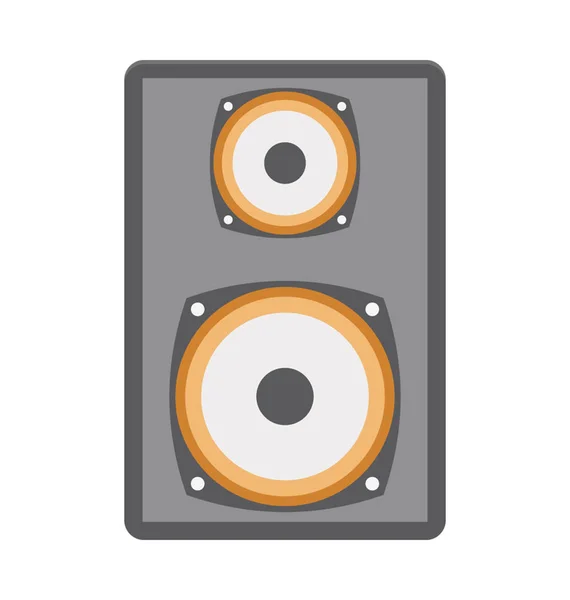 Speaker Vector Illustration Color Icon Fully Editable — Stock Vector