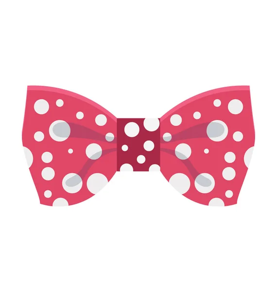 Illustration Vectorielle Bowtie Icône Couleur Entièrement Modifiable — Image vectorielle