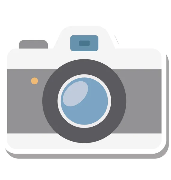 Camera Vectorillustratie Pictogram Kleur Volledig Bewerkbaar — Stockvector