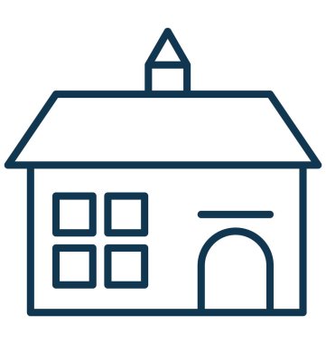 İzole Lodge izole tamamen düzenlenebilir vektör simge tamamen düzenlenebilir