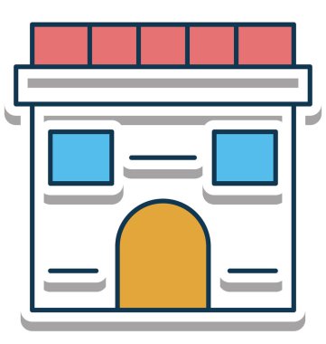 Alışveriş tamamen düzenlenebilir vektör simge tamamen düzenlenebilir