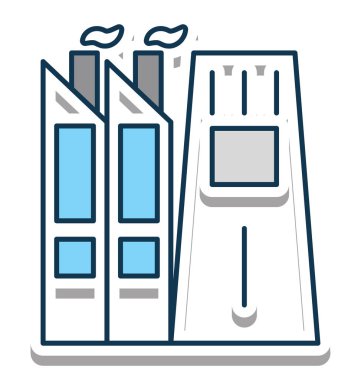 Sanayi vektör simge tamamen düzenlenebilir