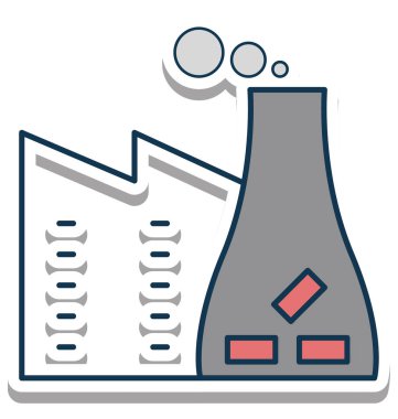 Sanayi vektör simge tamamen düzenlenebilir