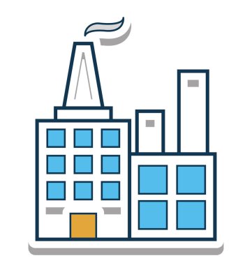 Sanayi vektör simge tamamen düzenlenebilir