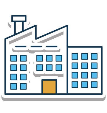 Sanayi vektör simge tamamen düzenlenebilir