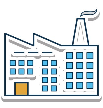 Sanayi vektör simge tamamen düzenlenebilir