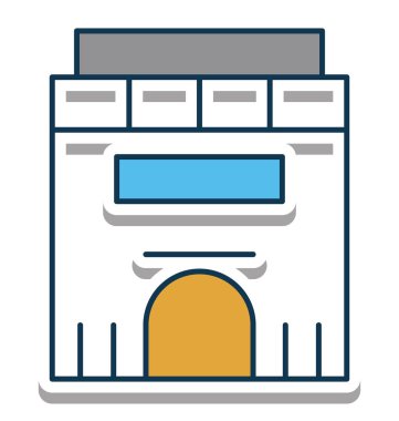 Hotel Vector Icon tamamen düzenlenebilir 