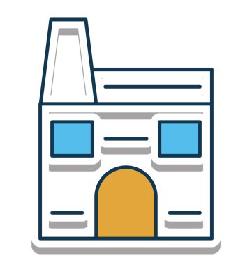 Sanayi vektör simge tamamen düzenlenebilir