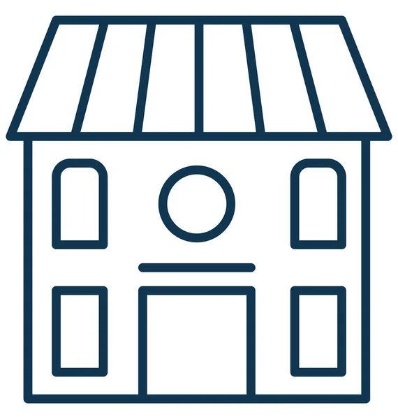 Cottage Vector Icon Volledig Bewerkbaar — Stockvector