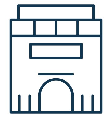 Hotel Vector Icon tamamen düzenlenebilir 