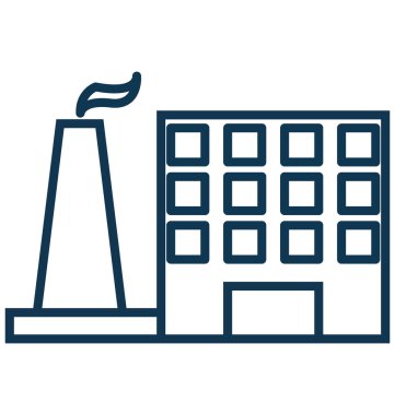 Sanayi vektör simge tamamen düzenlenebilir