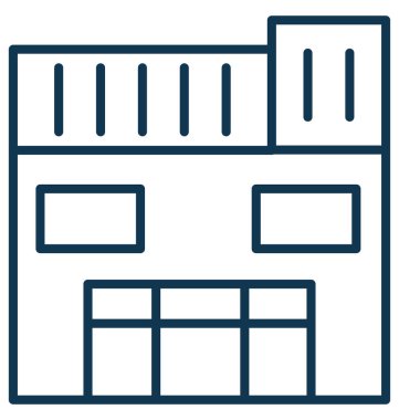 Dükkanı vektör simge tamamen düzenlenebilir