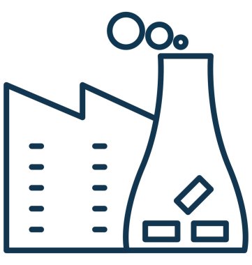 Sanayi vektör simge tamamen düzenlenebilir