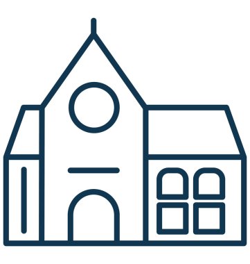 Lodge vektör simge tamamen düzenlenebilir