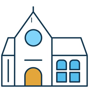 Lodge vektör simge tamamen düzenlenebilir