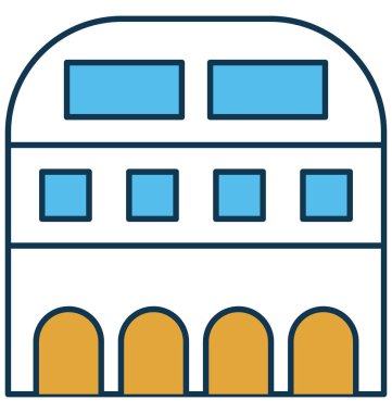 Lodge vektör simge tamamen düzenlenebilir