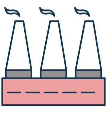 Sanayi vektör simge tamamen düzenlenebilir