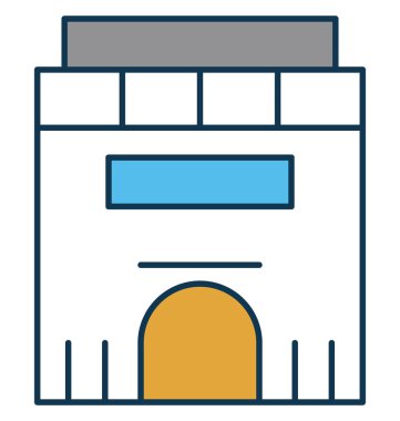 Hotel Vector Icon tamamen düzenlenebilir  