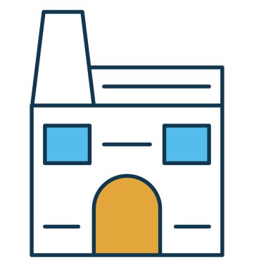 Sanayi vektör simge tamamen düzenlenebilir