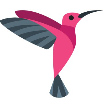 Renkli vektör izole illüstrasyon simge güvercin