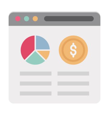 Online grafik izole vektör simgesi