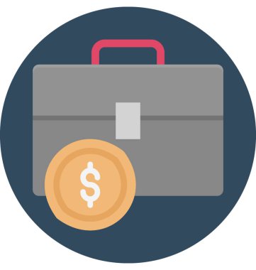 Evrak Çantası'nı izole vektör simgesi