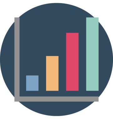 İş grafik izole vektör simgesi