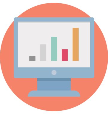 Online grafik izole vektör simgesi