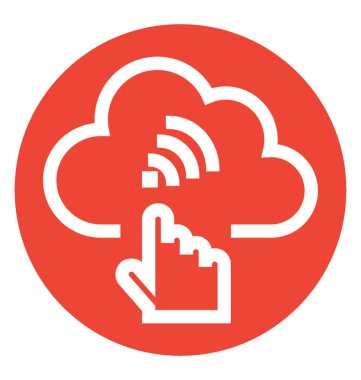 WiFi beyaz çizgi vektör izole simgesine tıklayın