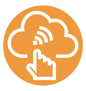 WiFi beyaz çizgi vektör izole simgesine tıklayın