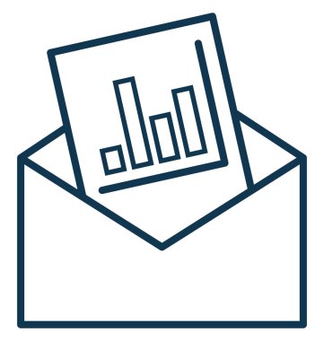 SEO rapor vektör simgesi