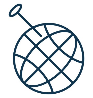 Arama konumu vektör simgesi