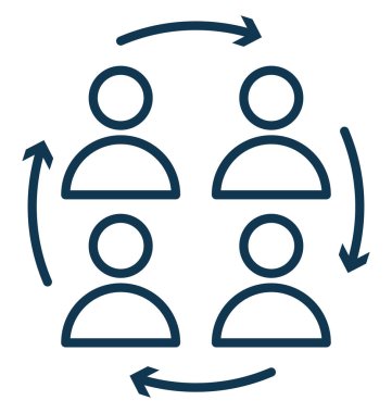 Takım Ağ vektör simgesi