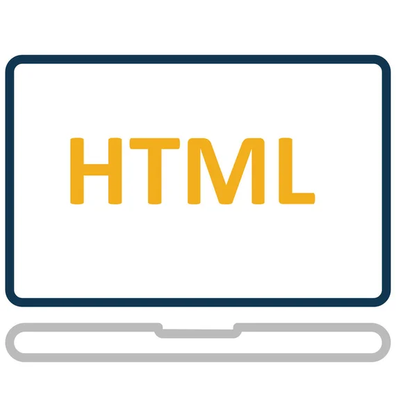 Html Code Glyph Icono Vectorial Aislado Para Proyectos Web Seo — Vector de stock
