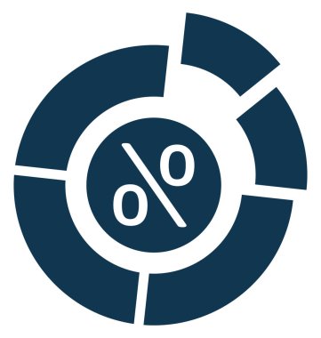 Çörek ve çizgi grafik glif izole vektör simgesi Web ve Seo projeleri için