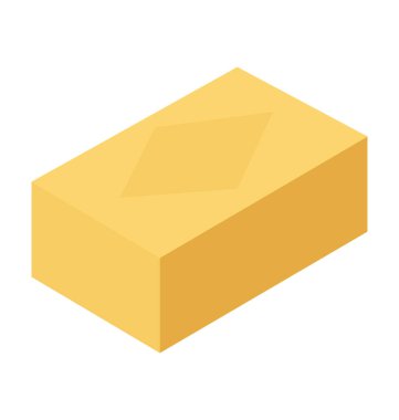 Tuğla renk illüstrasyon vektör simgesi