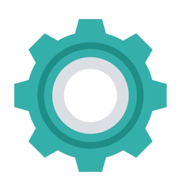 Karikatür renk illüstrasyon vektör simgesi