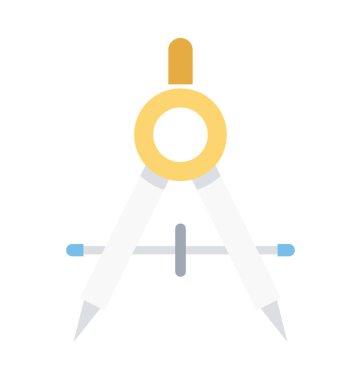 Pusula renk illüstrasyon vektör simgesi