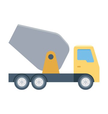 Beton adamcağız renk illüstrasyon vektör simgesi