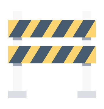 Rating bariyer renk illüstrasyon vektör simgesi