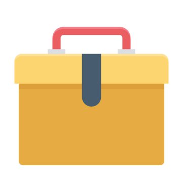 Alet çantası Renk illüstrasyon vektör simgesi