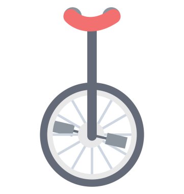 Sirk Bisiklet vektör çizim simgesi