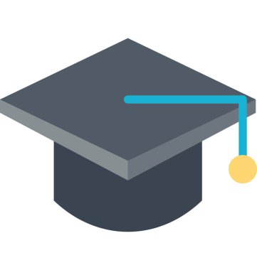 Kolej izole vektör çizim simgesini düzenlenebilir