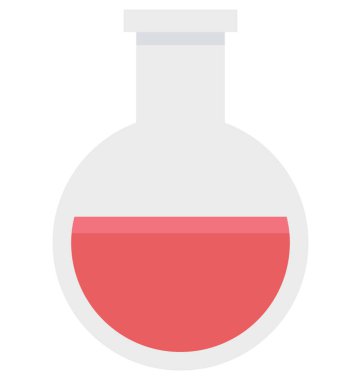 Laboratuvar deney izole vektör çizim simgesini düzenlenebilir